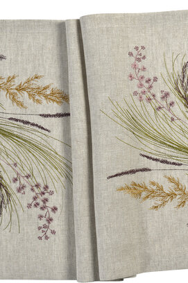 Sander tafelloper Chatham 50x150 Fb. 06 - Beige/Pistachio