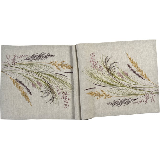 Sander tafelloper Chatham 50x150 Fb. 06 - Beige/Pistachio