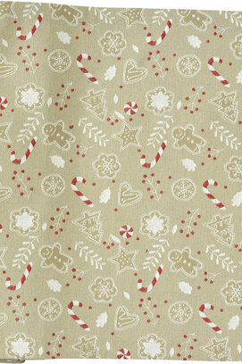 Sander tafelloper Ginger Man 50x140 Fb. 19 - Beige/Red