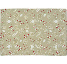 Sander placemat Ginger Man 35x50 Fb. 19 - Beige/Red