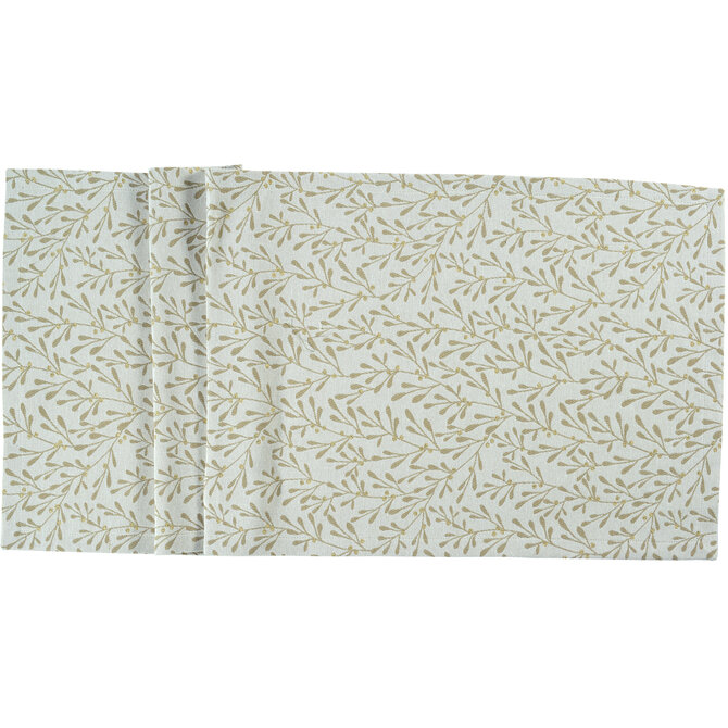 Sander tafelloper Misty 50x140 Fb. 19 - Ecru/Beige