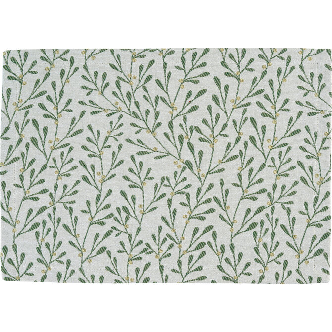 Sander placemat Misty 35x50 Fb. 02 - Ecru/Green