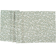 Sander tafelloper Misty 50x140 Fb. 02 - Ecru/Green