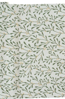 Sander tafelloper Misty 50x140 Fb. 02 - Ecru/Green