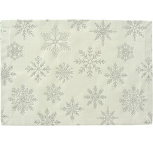 Sander placemat Cristallo Luce 35x50 Fb. 21 - Ecru/Silver