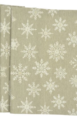 Sander tafelloper Cristallo Buio 50x140 Fb. 27 - Taupe