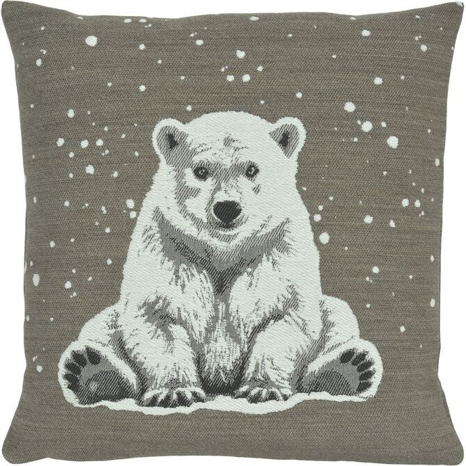 Sander sierkussenhoes Arktos 45x45 Fb. 27 - Taupe