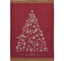 Sander theedoek Chef Tree 50x70 Fb. 01 - Red