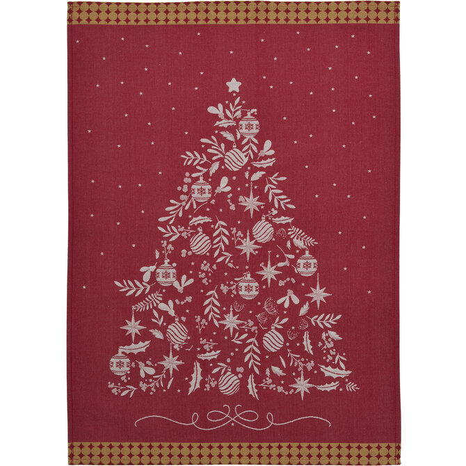 Sander theedoek Chef Tree 50x70 Fb. 01 - Red