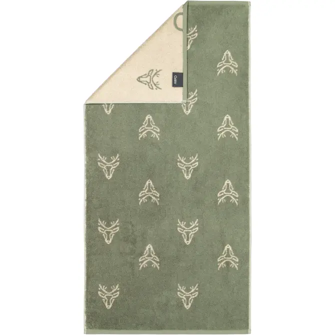 Cawö Alpenchic Edition  6229 Douchelaken 70x140 groen