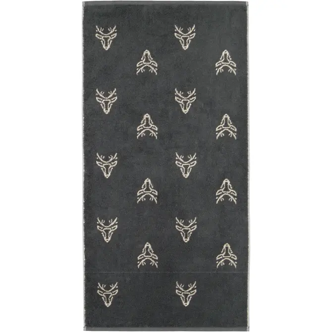 Cawö Alpenchic Edition  6229 Handdoek 50x100 grijs