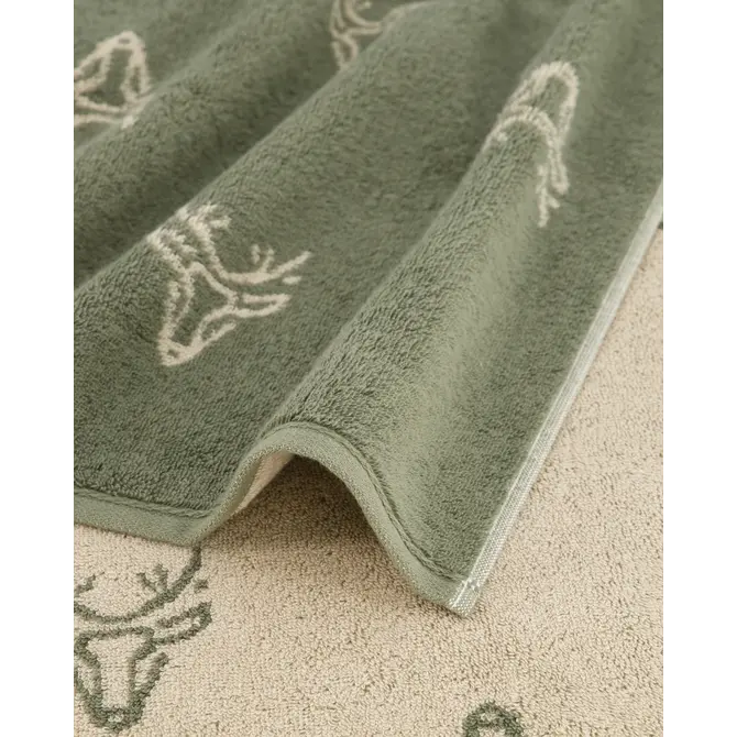 Cawö Alpenchic Edition  6229 Handdoek 50x100 groen