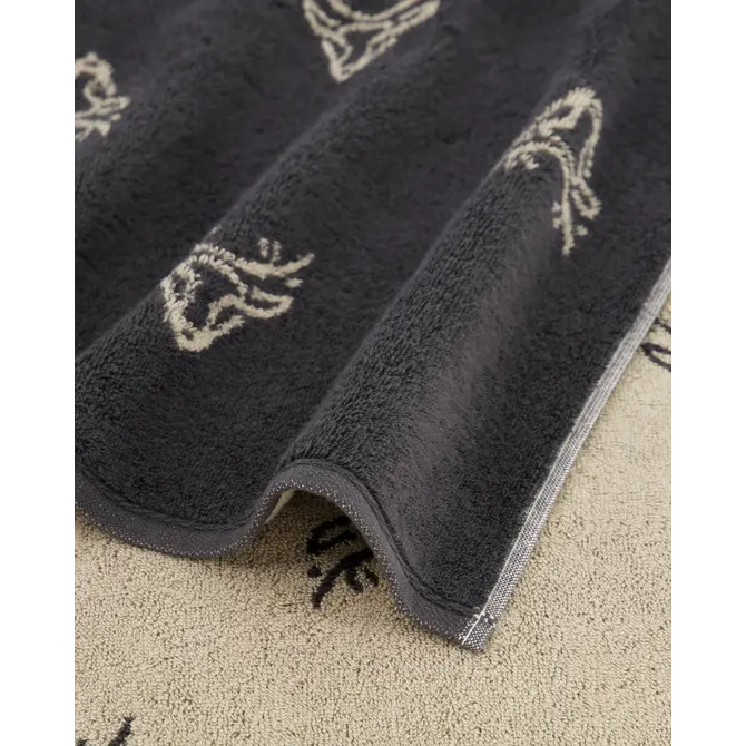 Cawö Alpenchic Edition  6229 Douchelaken 70x140 grijs