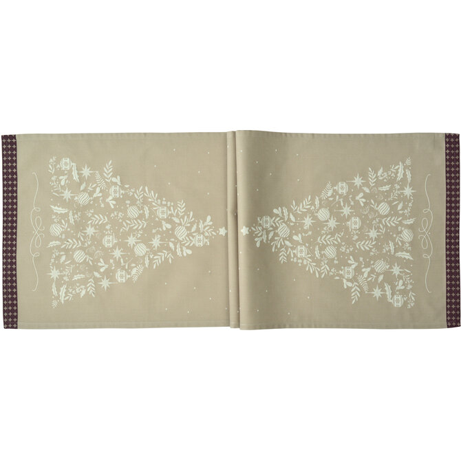 Sander tafelloper Chef Tree 47x150 Fb. 60 - Linen