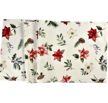 Sander tafelloper X-Mas Flowers 50x140 Fb. 40 - Original