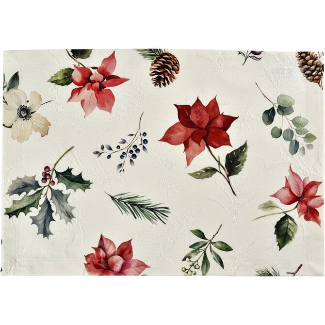 Sander placemat X-Mas Flowers 35x50 Fb. 40 - Original