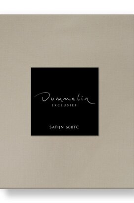 Dommelin Topper Hoeslaken Uni Satijn 600TC 719 Truffel 140x200/9