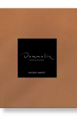 Dommelin Topper Hoeslaken Uni Satijn 600tc 722 Cognac 140x210/9