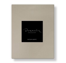 Dommelin Topper Hoeslaken Uni Satijn 600TC 719 Truffel 140x210/9