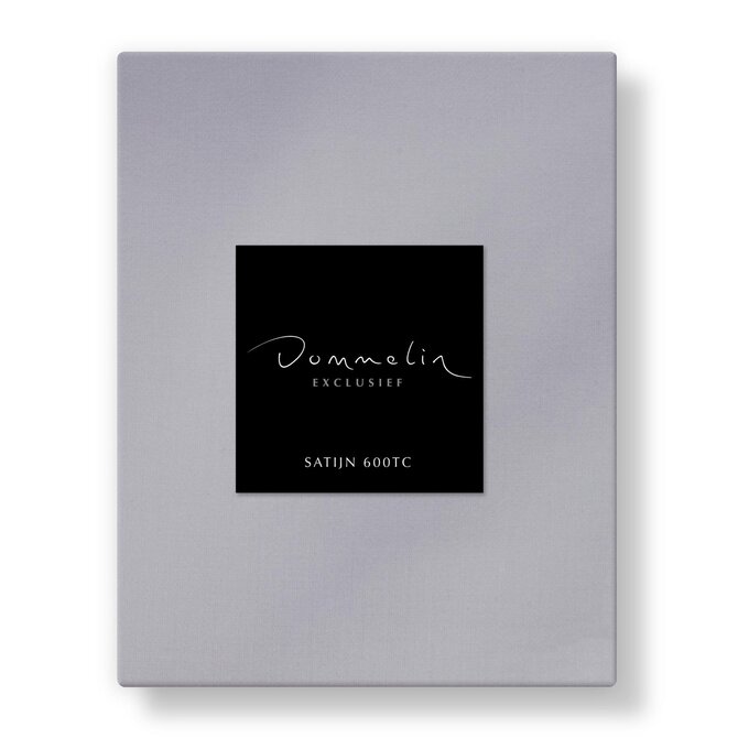 Dommelin Topper Hoeslaken Uni Satijn 600TC 725 Parel 100x210/9