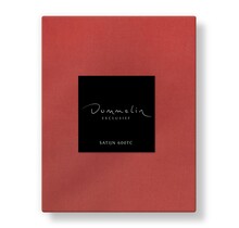 Dommelin Topper Hoeslaken Uni Satijn 600TC 727 Koraal 100x210/9