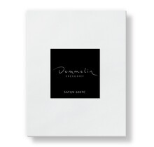 Dommelin Topper Hoeslaken Uni Satijn 600TC 710 Wit 160x210/9