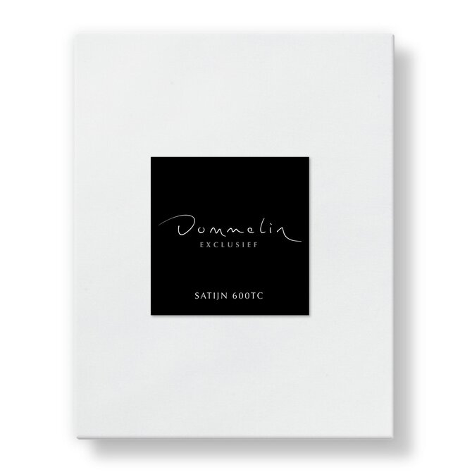 Dommelin Topper Hoeslaken Uni Satijn 600TC 710 Wit 140x220/9