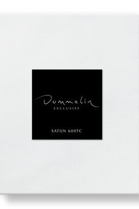 Dommelin Topper Hoeslaken Uni Satijn 600TC 710 Wit 140x200/9