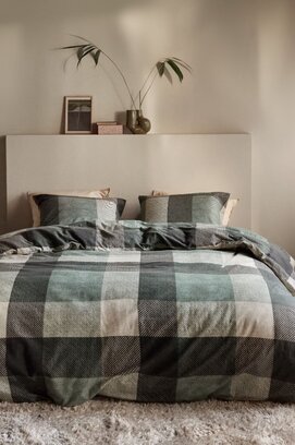 Beddinghouse Dekbedovertrek Dario Green 240x200/220