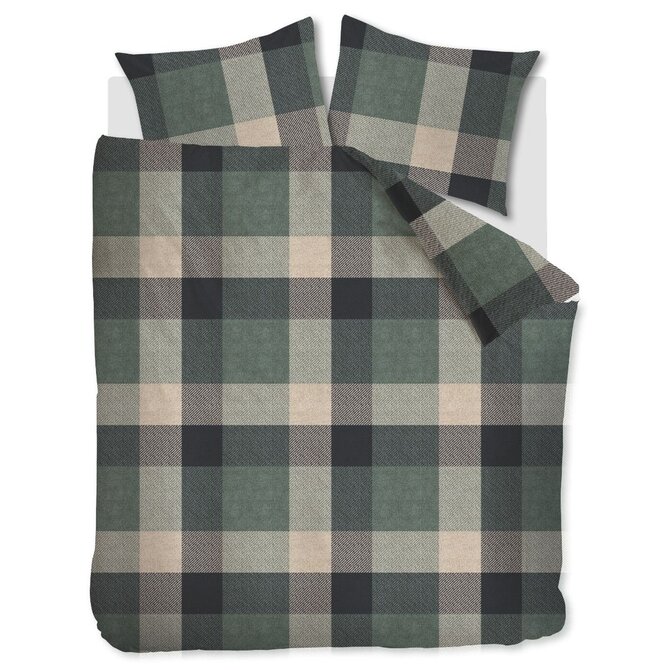 Beddinghouse Dario dekbedovertrek 240x200/220 Groen