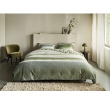 Beddinghouse Nilo dekbedovertrek 200x200/220 Groen