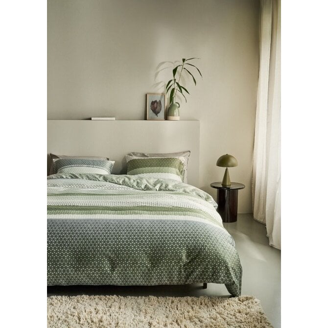 Beddinghouse Nilo dekbedovertrek 200x200/220 Groen