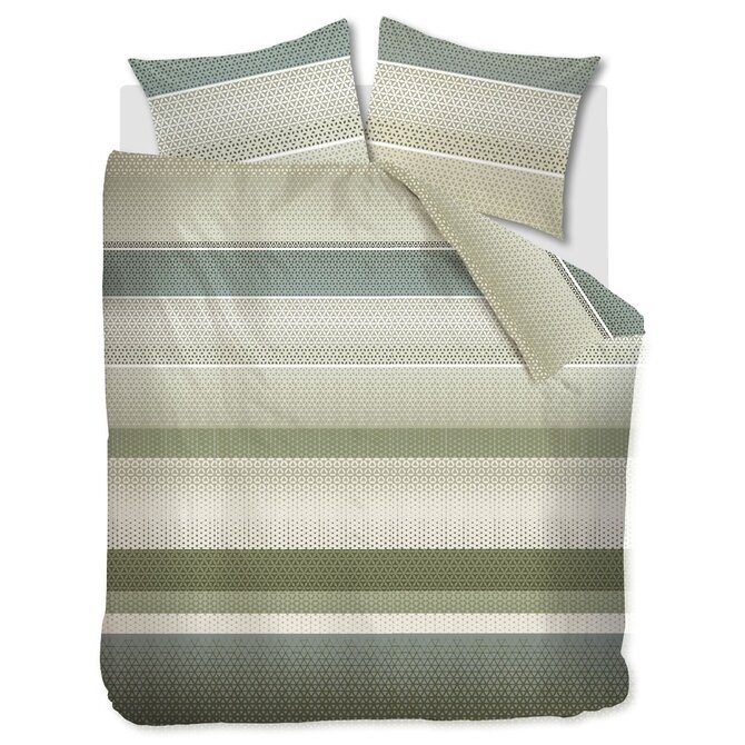 Beddinghouse Nilo dekbedovertrek 200x200/220 Groen