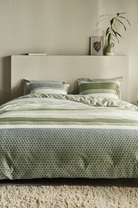 Beddinghouse Nilo dekbedovertrek 140x200/220 Groen