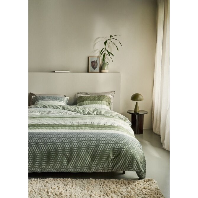 Beddinghouse Nilo dekbedovertrek 140x200/220 Groen