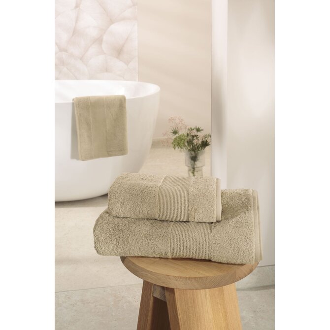 Cawö The Luxury 5000 Gastendoekje 30x50 sand