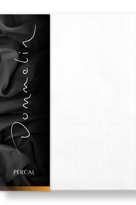 Dommelin Topper Hoeslaken Uni Percal 200TC 510 Wit 160x200/9