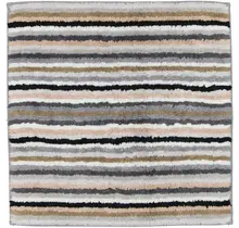 Cawö Badmat Gestreept Keerbaar 7048 37-Kiezel 60x60