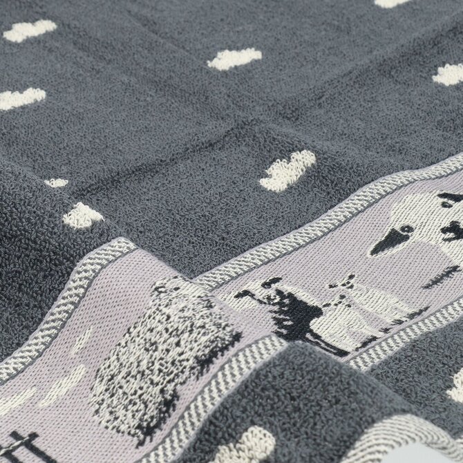 Bunzlau Castle Sheep keukendoek 53x60 Anthracite