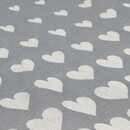 Bunzlau Castle Bunzlau Castle Hearts theedoek 65x65 Anthracite