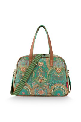 Pip Studio Tovy Weekend Bag Small Jabali Green 40x15x30cm