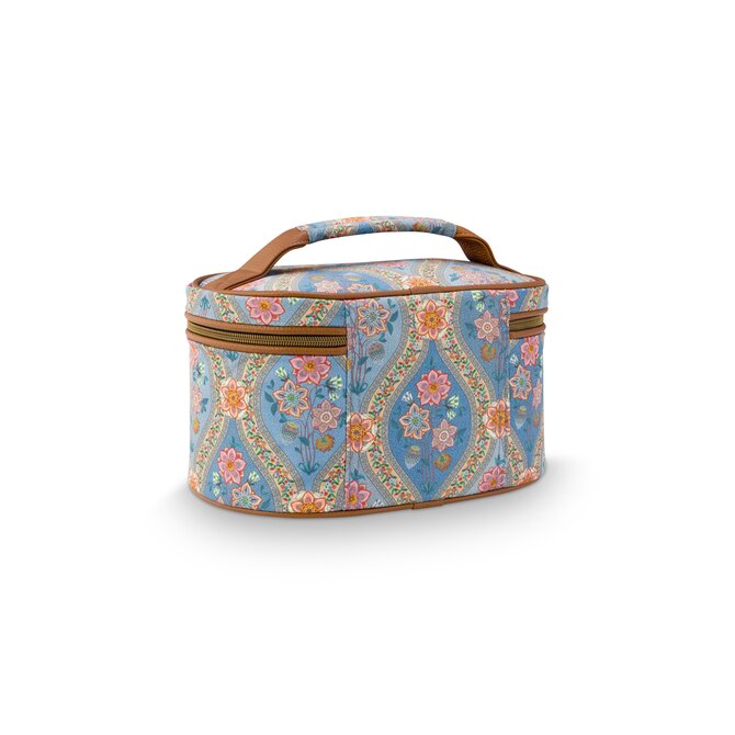Pip Studio Cleo Beauty Case Ornamento Blue 26x16x16cm
