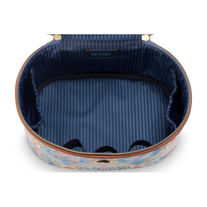Pip Studio Cleo Beauty Case Ornamento Blue 26x16x16cm
