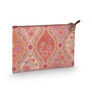 Pip Studio Pip Studio Charly Cosmetic Flat Pouch Medium Ornamento Orange 24x1x15.5cm