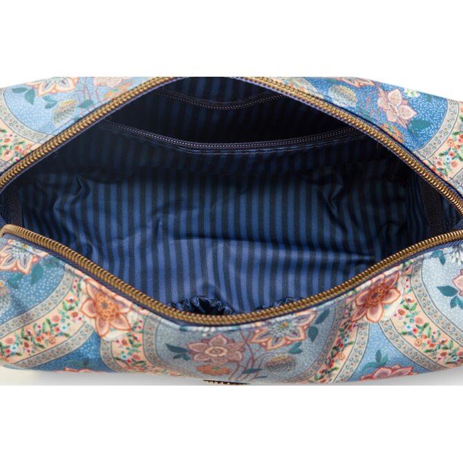 Pip Studio Coco Cosmetic Bag Medium Ornamento Blue 21.5x10x10.5cm
