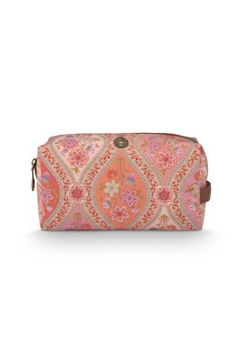 Pip Studio Coco Cosmetic Bag Medium Ornamento Orange 21.5x10x10.5cm