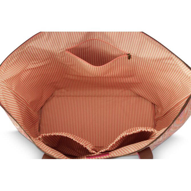 Pip Studio Tilda Tote Bag Large Ornamento Orange 66x20x44cm