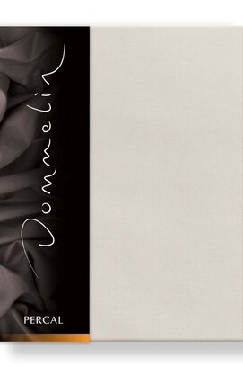 Dommelin Hoeslaken Uni Percal 200TC 516 Beige 120x210/30