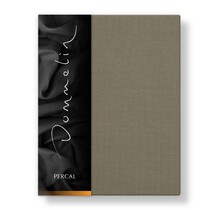 Dommelin Topper Hoeslaken Uni Percal 200TC 512 Taupe 180x200/9