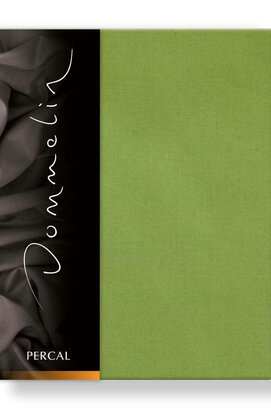 Dommelin Topper Hoeslaken Uni Percal 200TC 586 Groen 160x200/9